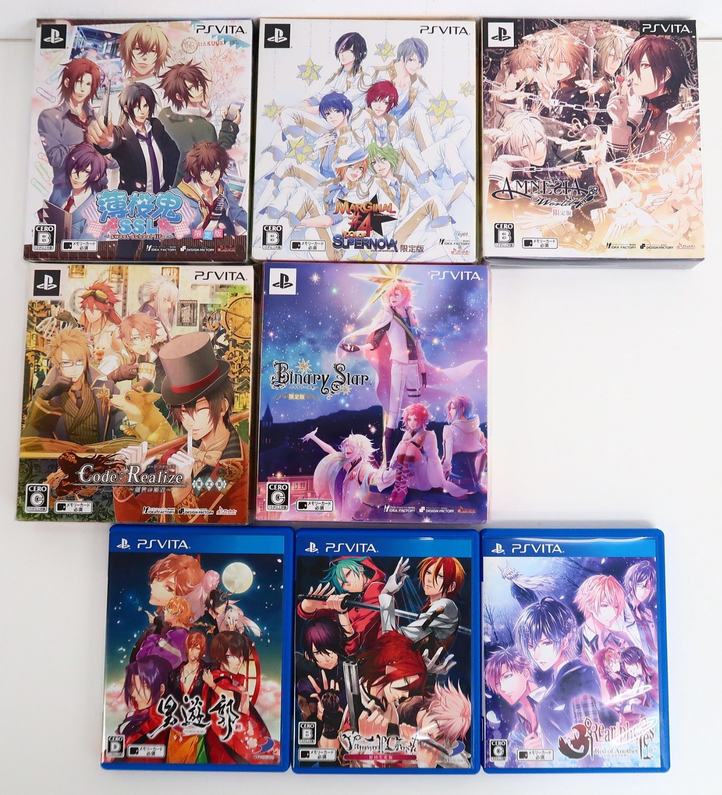 6点セット PSVita 乙女ゲームソフト まとめ売り PSPゲームオトメイト