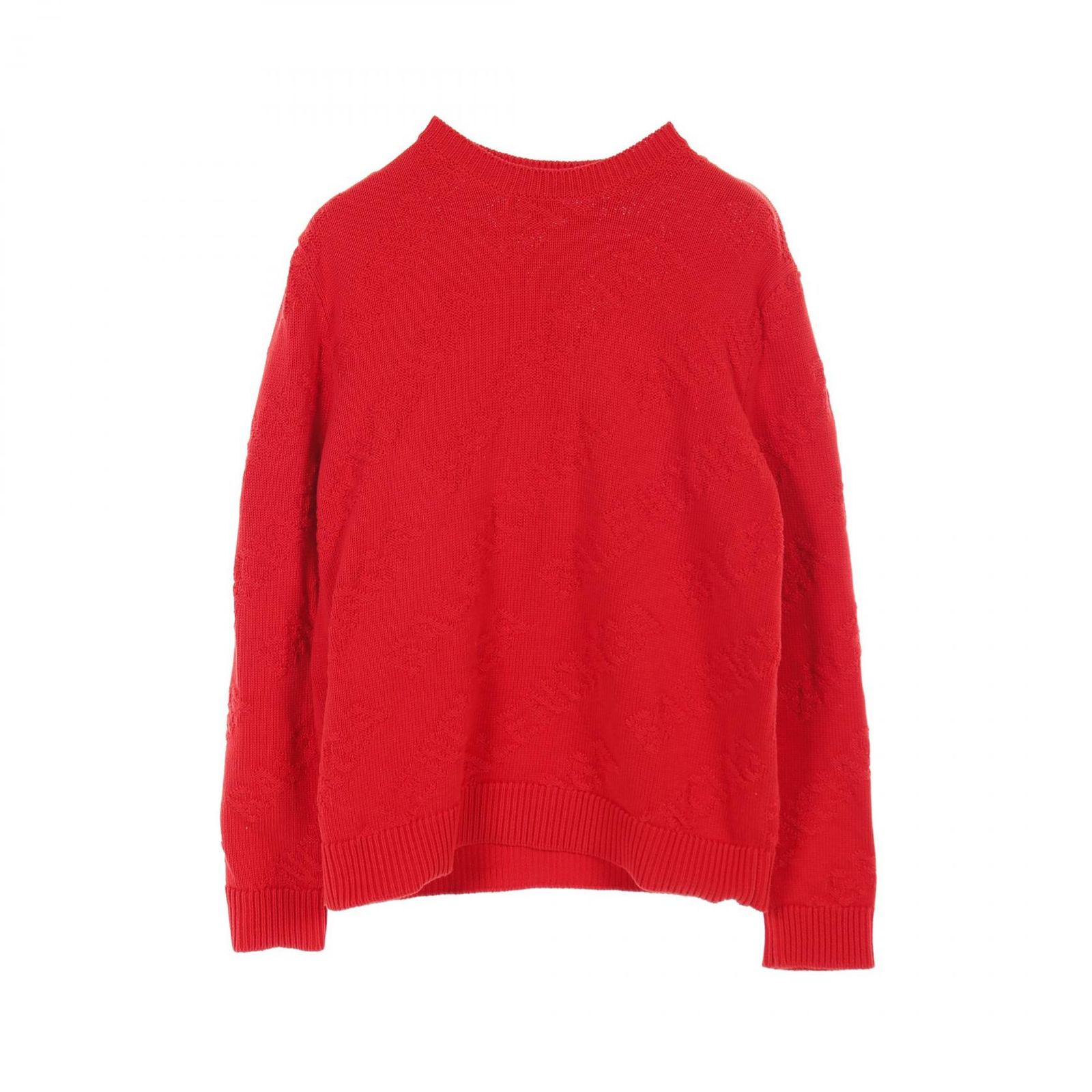 バレンシアガ BALENCIAGA ニット オールオーバーロゴ コットン 