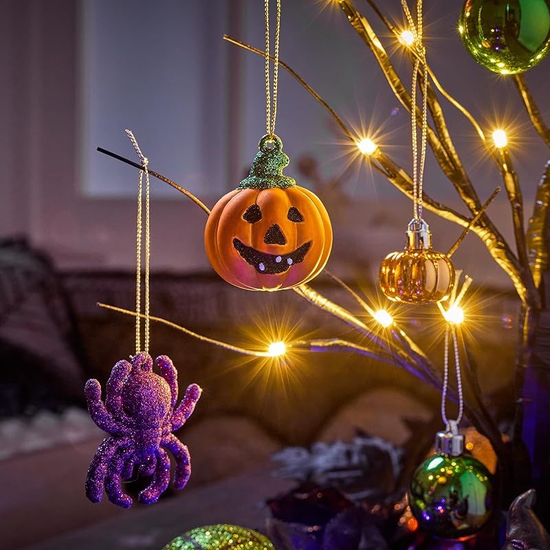 【匿名発送】LENOX ハロウィンオーナメントライト Valery Madelyn ハロウィン飾り ハロウィン ツリー 24個LED