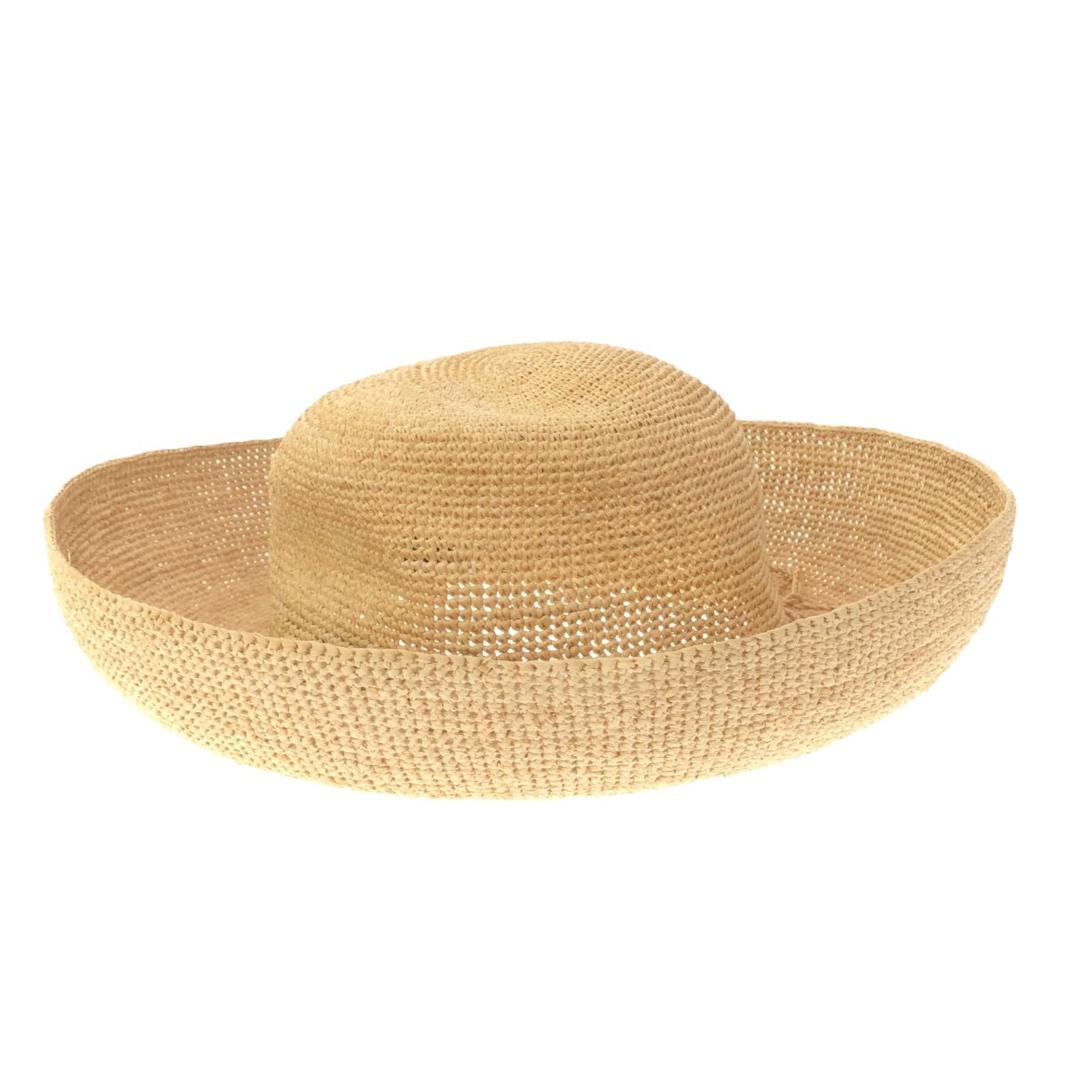 ヘレンカミンスキー ラフィアハット つば広 ワイヤー 麦わら帽子 ヘレンカミンスキー ラフィアハット つば広 ワイヤー 麦わら帽子