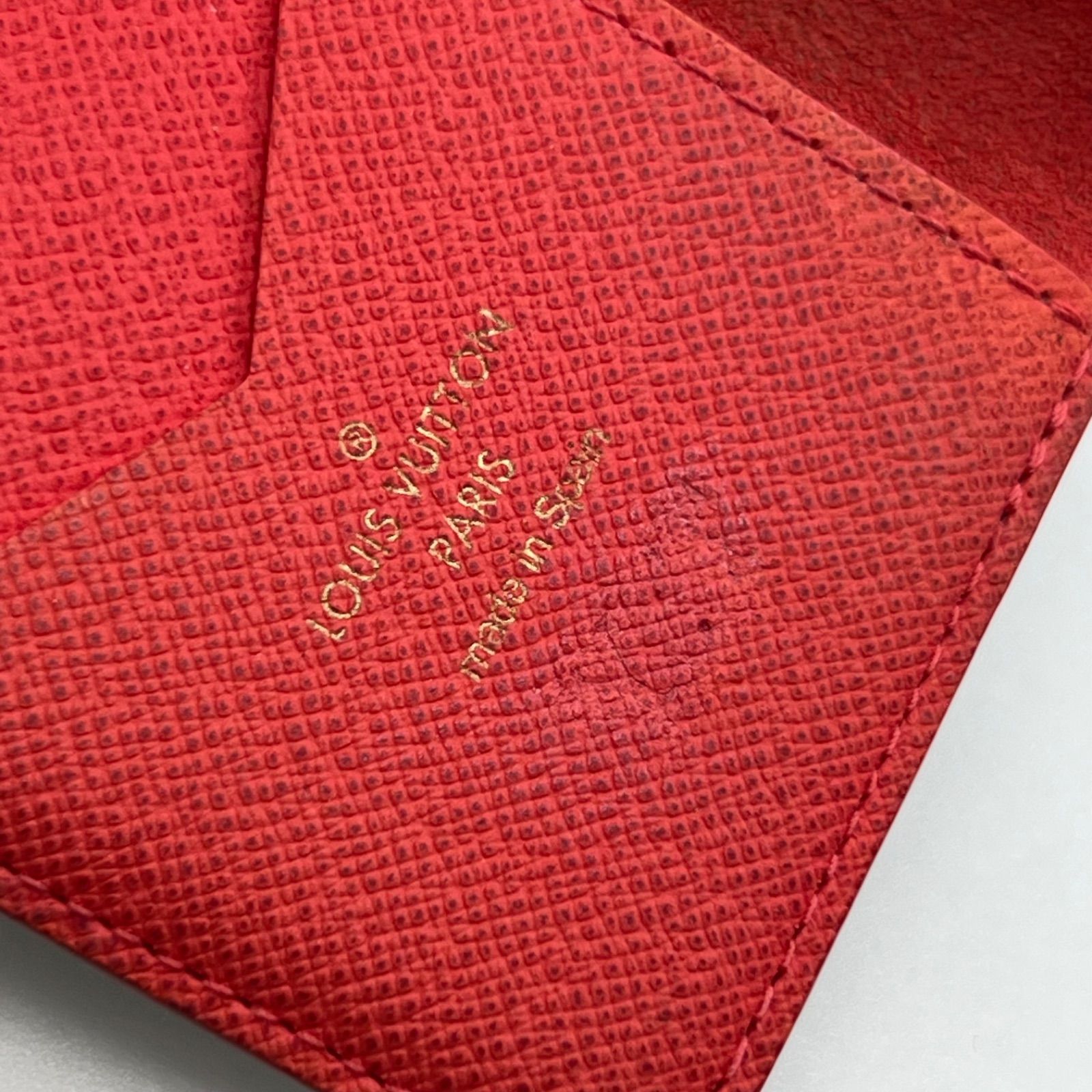 LOUIS VUITTON ルイヴィトン iPhone 7／8／SE レッド／赤色 手帳型