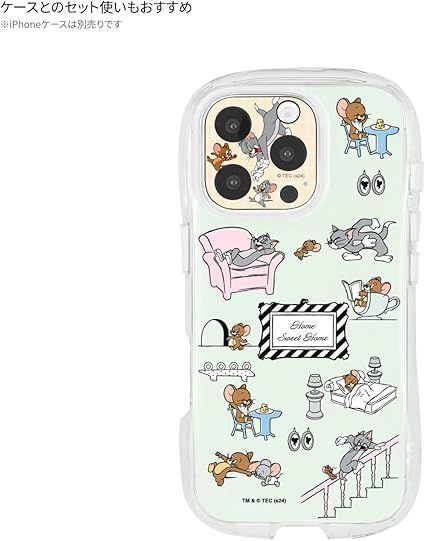 在庫処分】グルマンディーズ トムとジェリー iPhone 16 Pro / 16