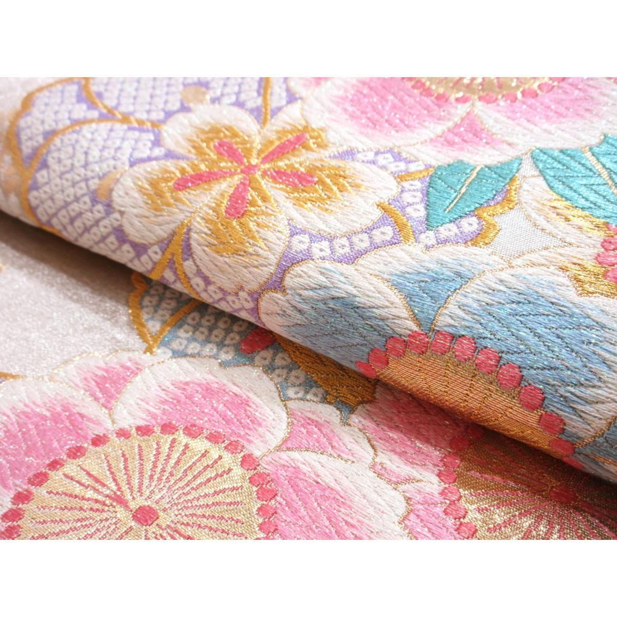 専用です。本日激安❗️早い者勝ち❗️大幅値下げ中❗️美品単着物、袋帯 高身長 粋でシックな訪問着と佐賀錦袋帯4点セット880