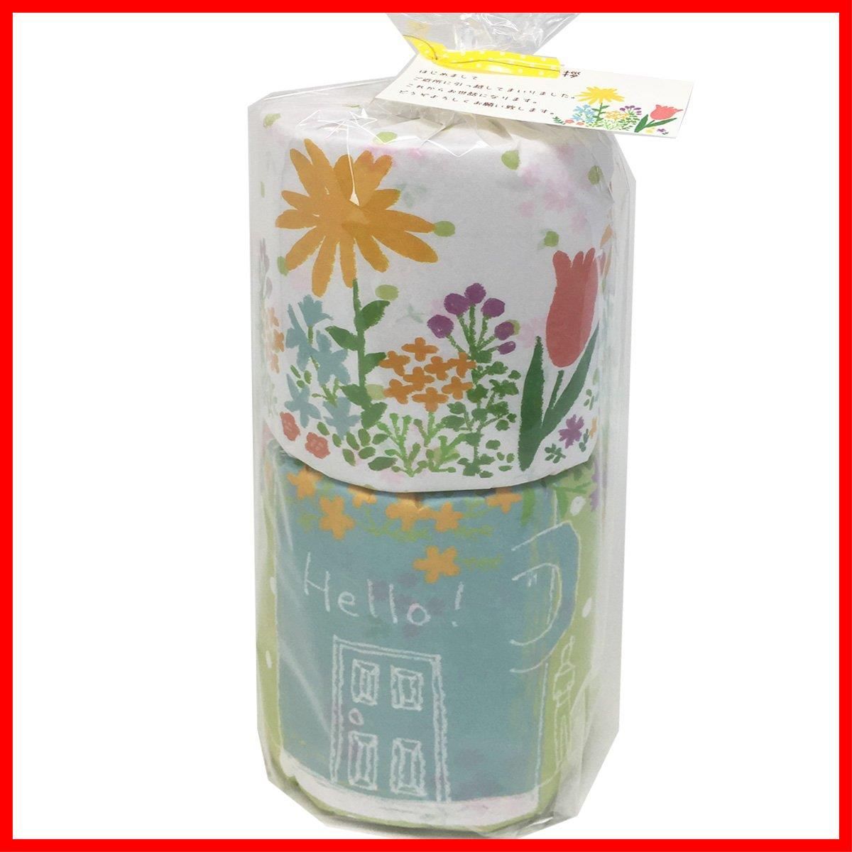 引っ越しのあいさつ用 トイレットペーパー 3個セット ギフト ご挨拶 お花のお引越し