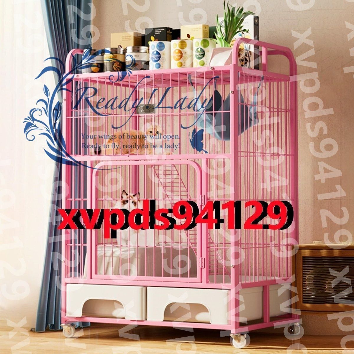 Topzoo 猫 ケージ 大型 3段 多頭飼い キャットケージ 大型猫