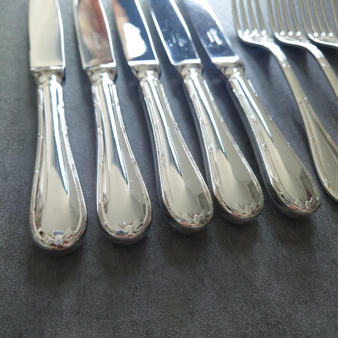 【店内全品送料無料】 クリストフル リュバン デザートサイズ 10点 全店送料無料!