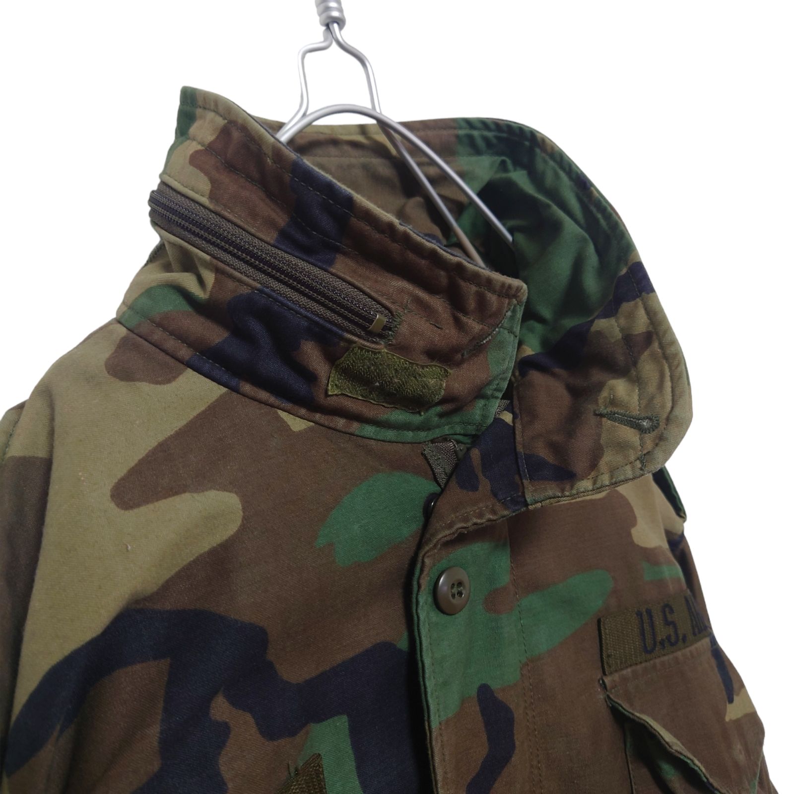US ARMY】89年納入 M-65 4th ウッドランドカモ フィールド