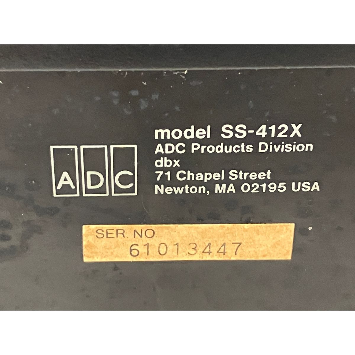 ADC SS-412X グラフィックイコライザー 音響機材 ジャンク