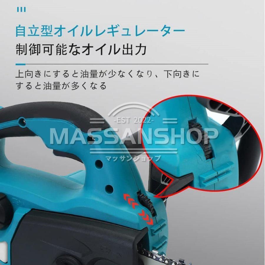 チェーンソー 充電式 マキタ 18Vバッテリー互換対応 ハンディ チェーンソー コードレス 12インチ 30cm切段物径 強力 木工切断 伐採 薪作り  庭木の剪定 即納 - メルカリ