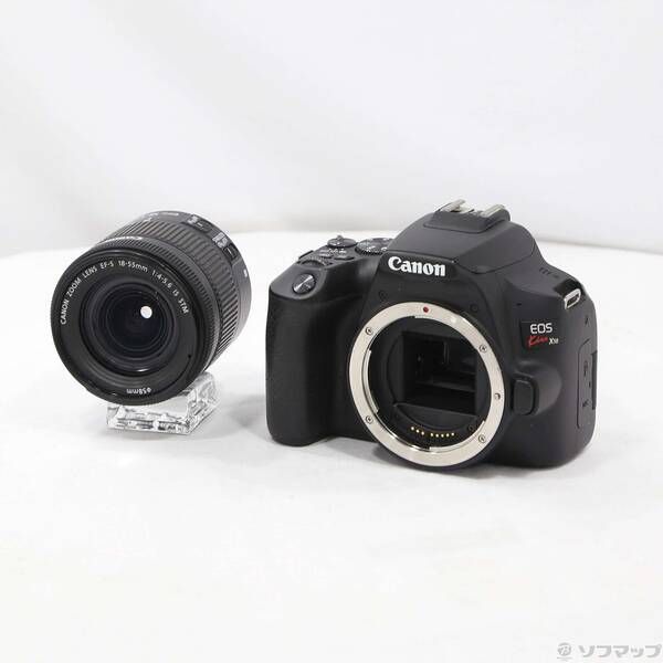 中古品〕 EOS Kiss X10 EF-S18-55 IS STM レンズキット ブラック