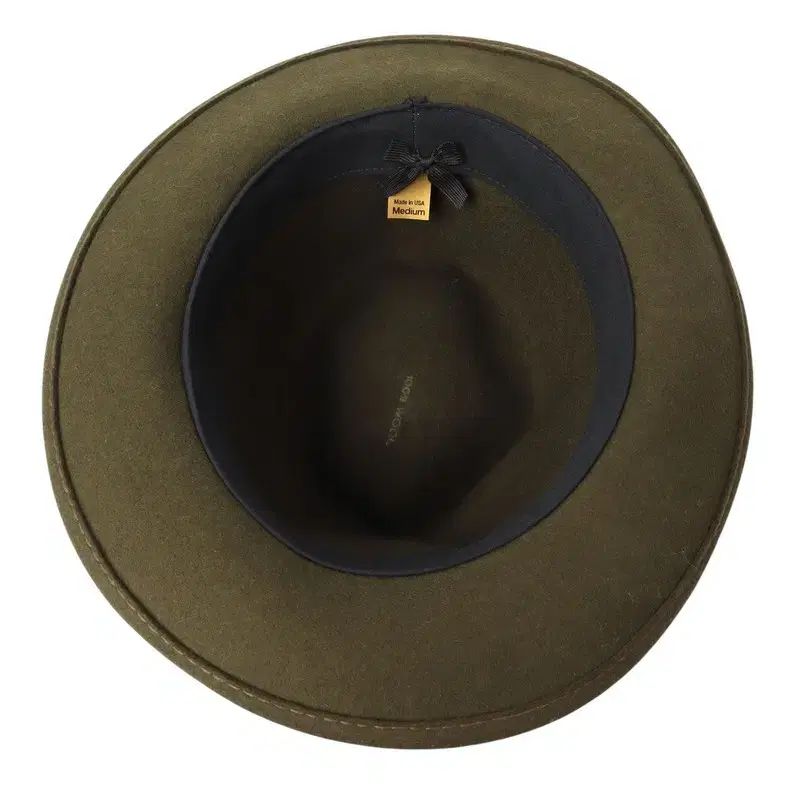 ヴィンテージ usa メイド メリノ ウール カーキ FEDORA フェドラ