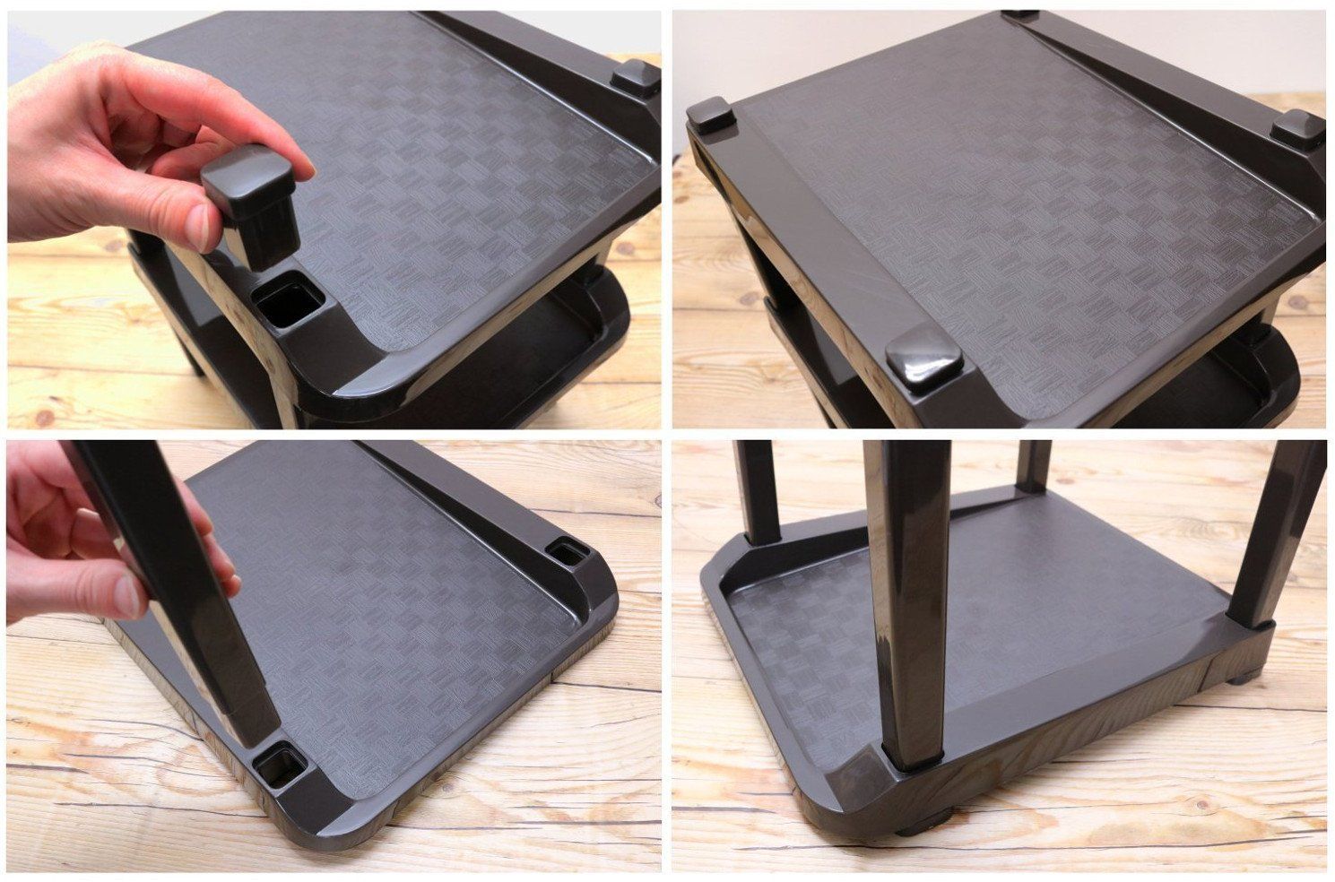 【正規品保証 急速出荷】【人気商品】シューズラック 組立式 和泉化成 10段 ダークブラウン 3664DBR ピンバックル