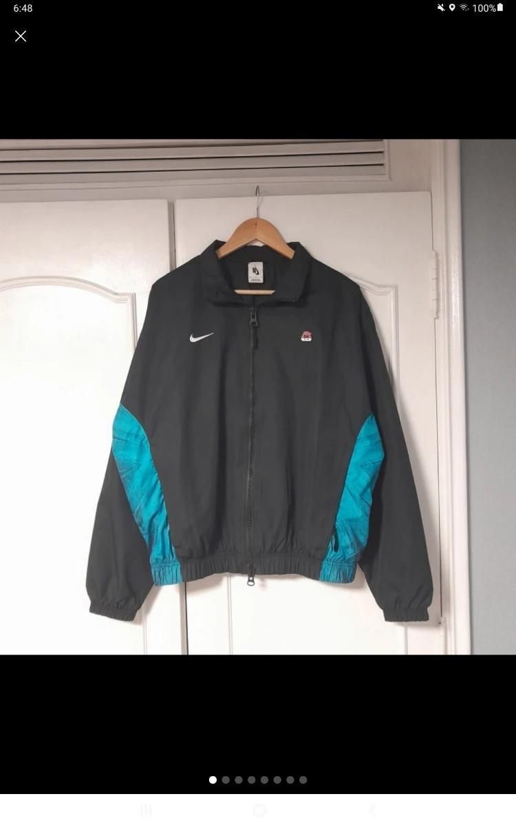 【雷市場（ポンジャン）商品韓国直送】Nike(ナイキ） x スケプタ nrg トラック ジャケット 黒 オーバーサイズ