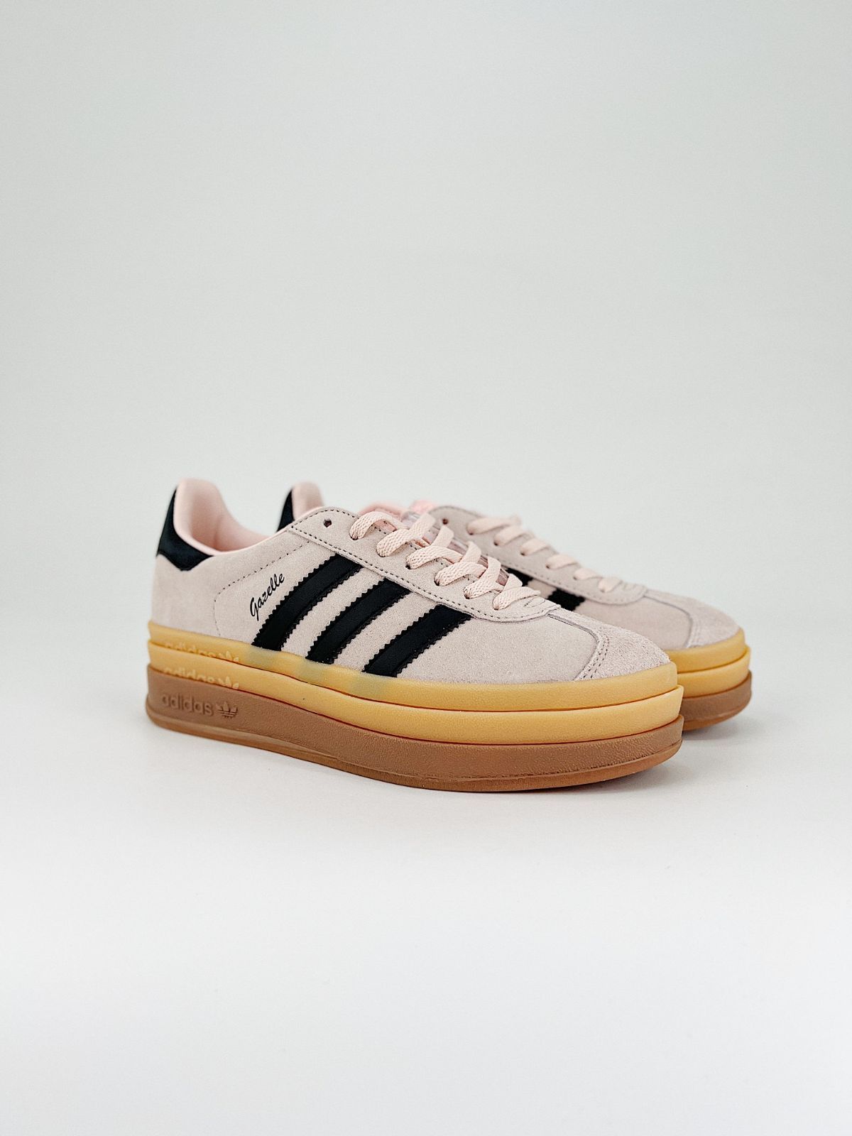 新品 adidas GAZELLE アディダス ガゼルボールド ピンク