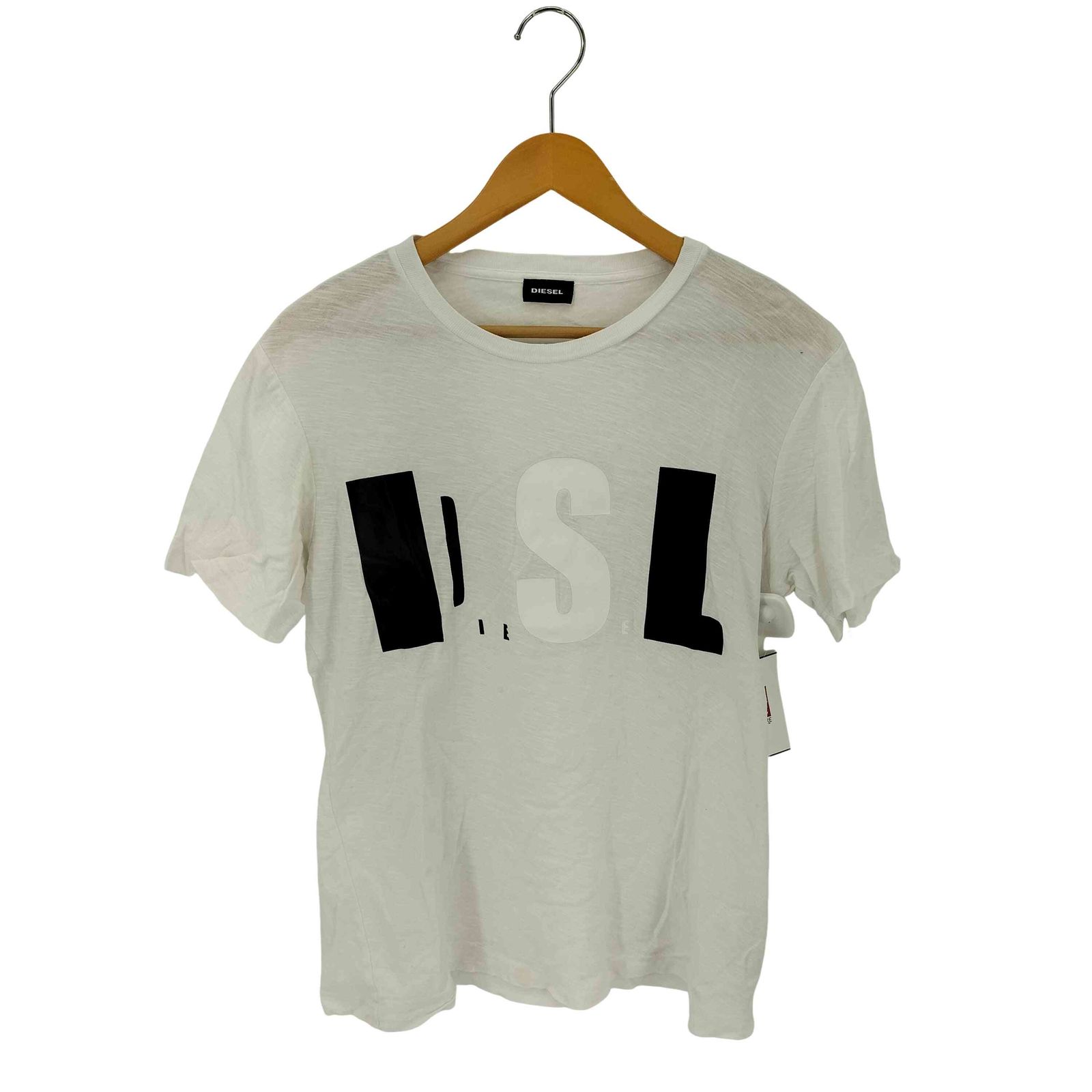 ディーゼル DIESEL ロゴプリント クルーネック半袖Tシャツ