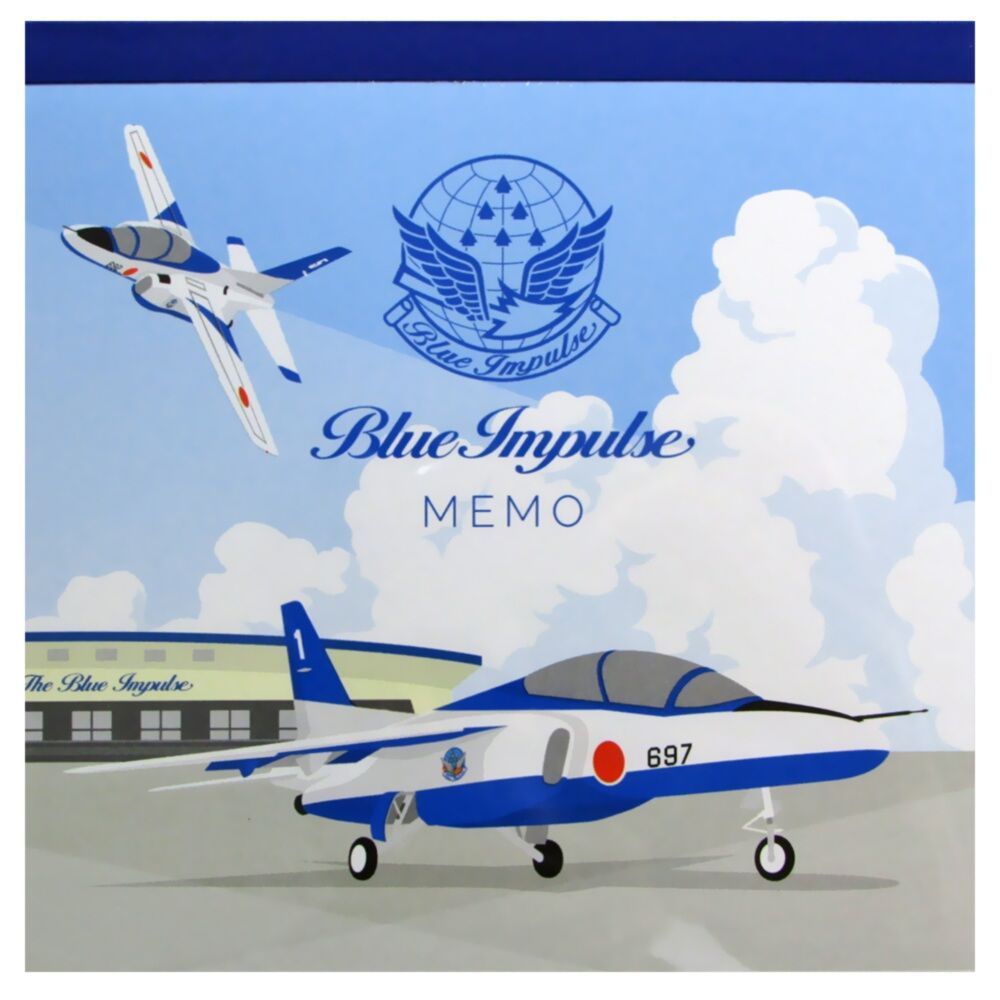 開店記念セール 航空自衛隊BlueImpulse ブルーインパルス松島基地帰還10周年2枚組ステッカー 四角型 丸型