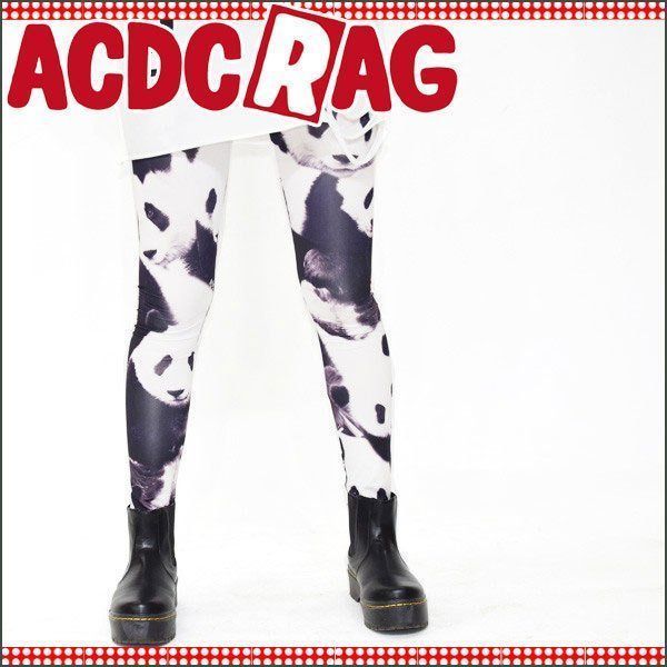 ACDC RAG エーシーディーシーラグ派手柄ボタン柄レギンス - スパッツ