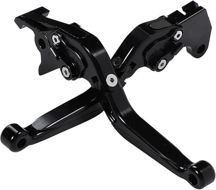 新品ナキラ(Nakira) ブレーキ クラッチ レバー セット GSX250R V-Strom250 GSR250 GSXR(黒)