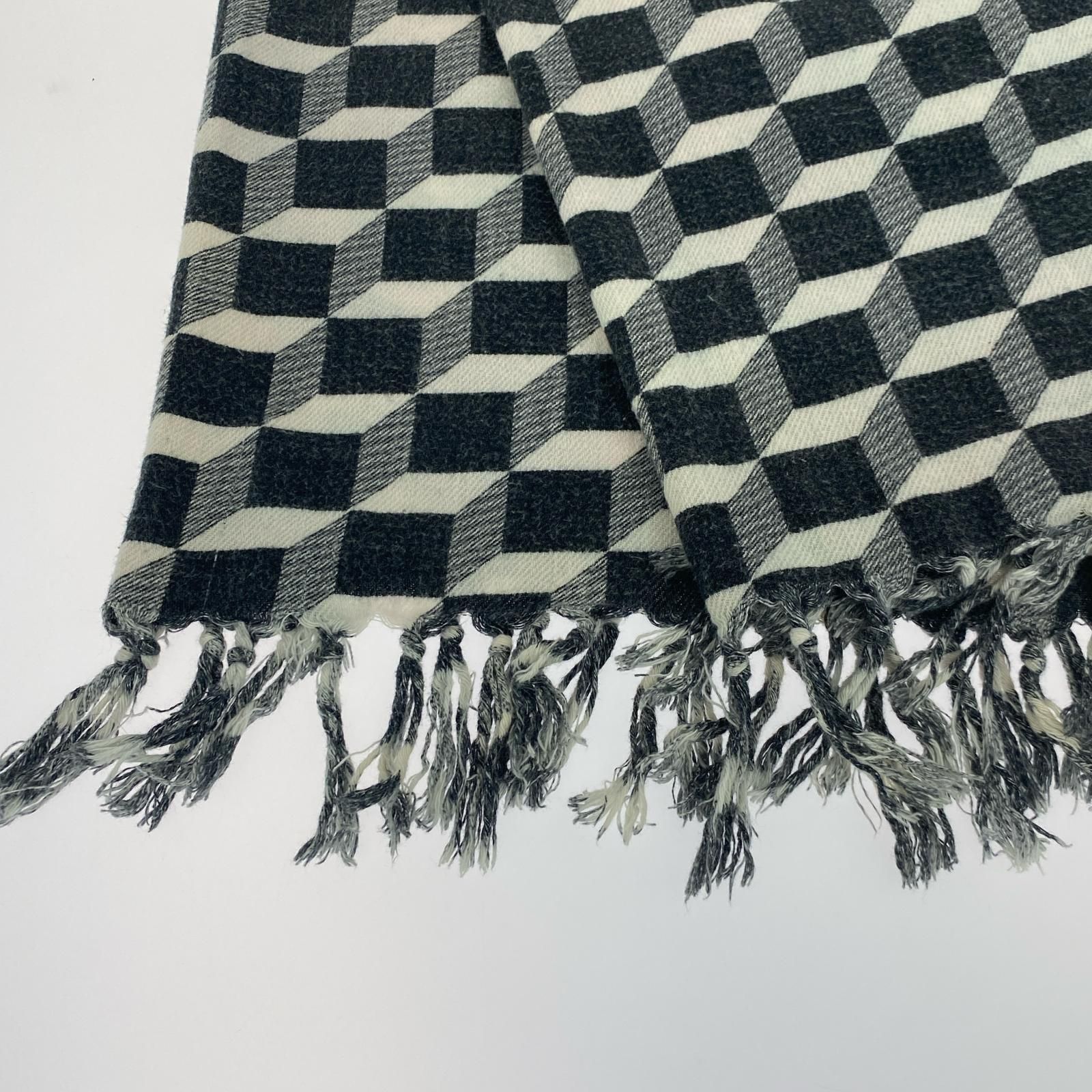 PHENOMENON 幾何学模様 大判ストール