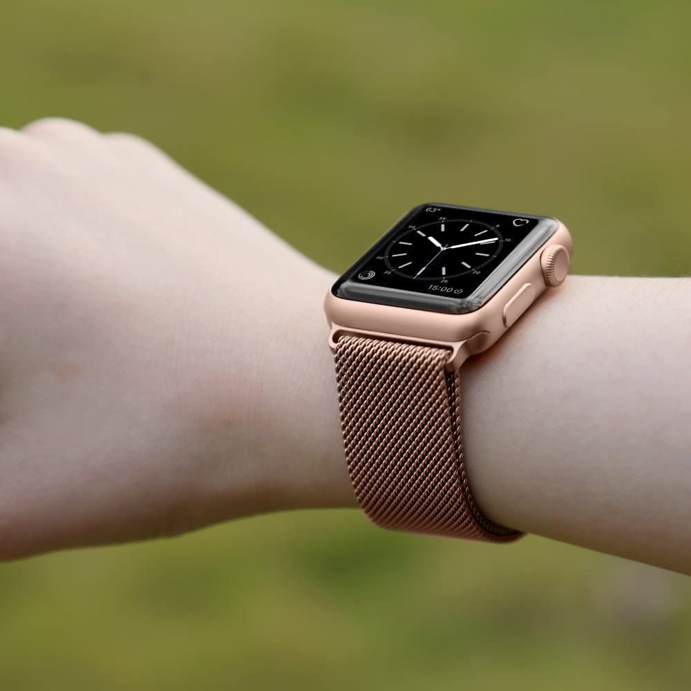 Apple Watch ミラネーゼループ38 40 41mm(ゴールド)