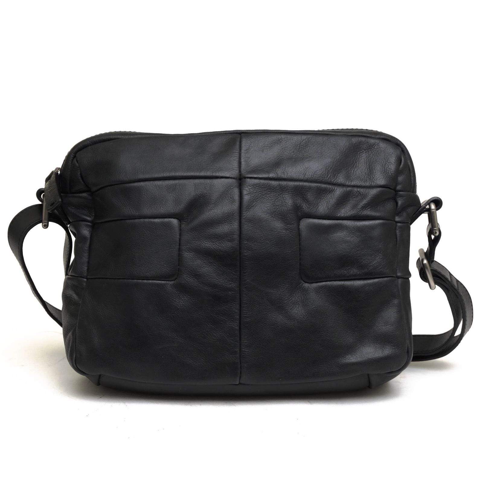 Giorgio Armani ブラウンショルダーバッグ GIORGIO ARMANI レザー