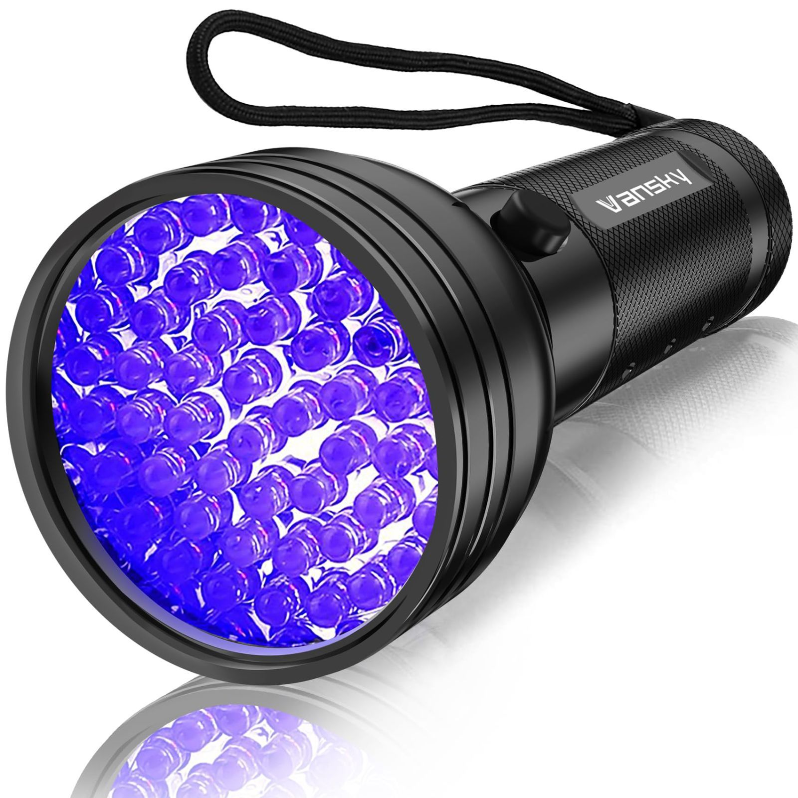 トコジラミ 乾いた染み ペット消臭機 犬/猫尿 ペット尿検出器 51個のLED UV懐中電灯ブラックライト Vansky