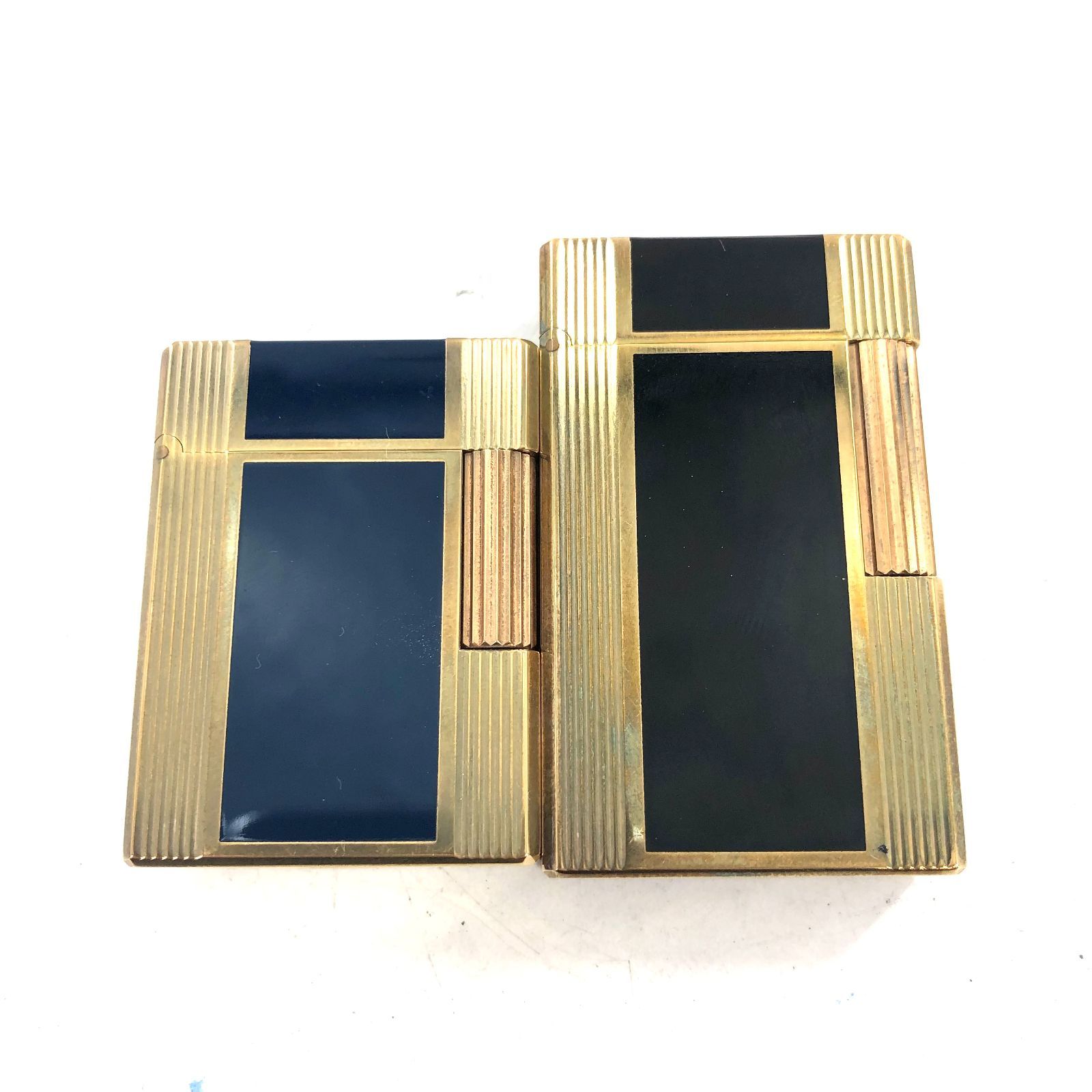 S.T.Dupont デュポン ガスライター 紺×金 ☆彡