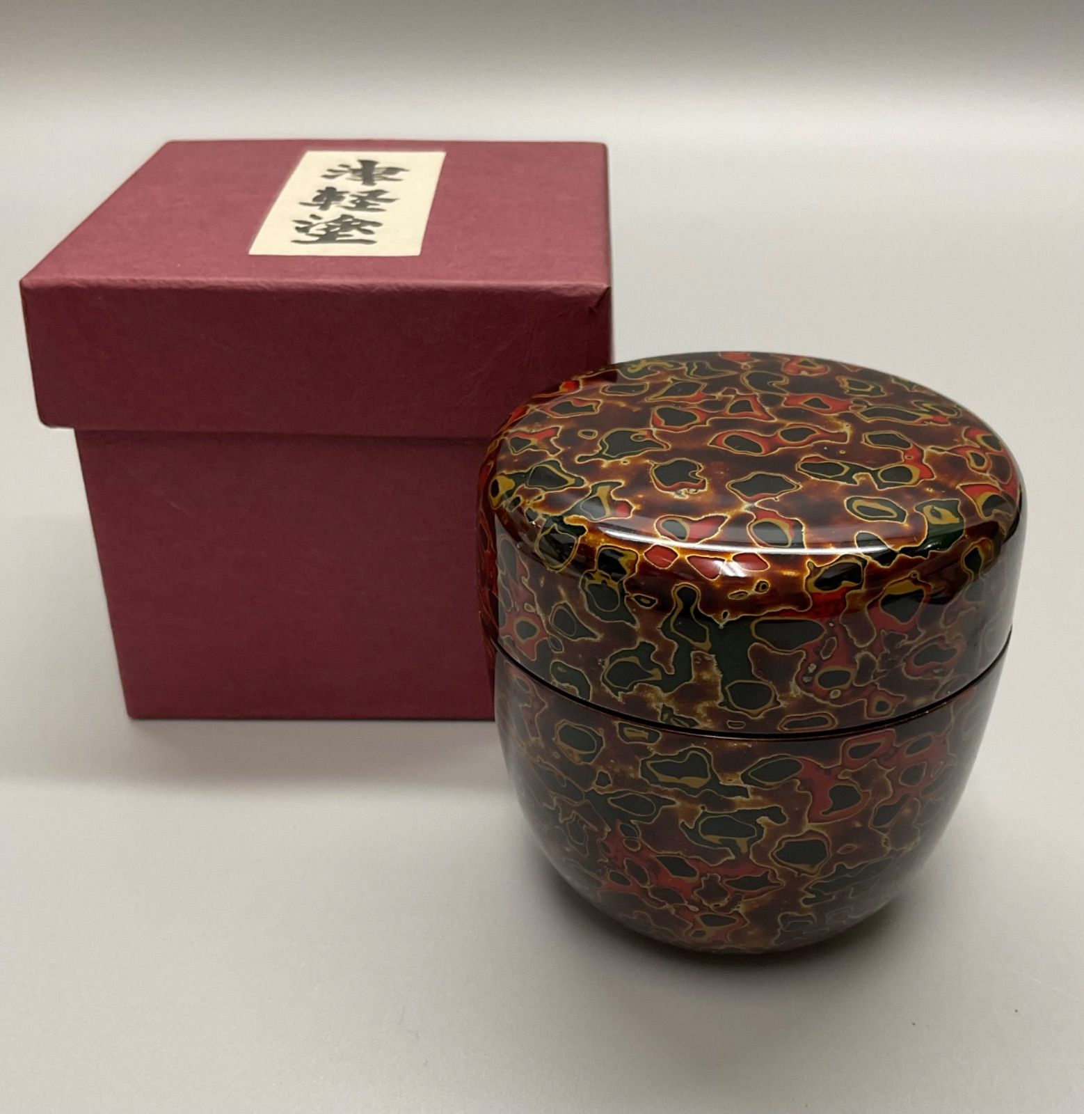 【 棗 / 津軽塗り 】茶道具 茶道 骨董品 未使用品 なつめ 棗 唐塗 | 津軽塗 小林漆器のネット通販