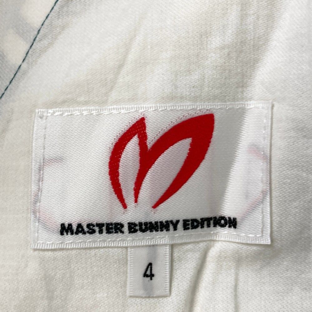 サイズ：4 MASTER BUNNY EDITION マスターバニーエディション  ハーフパンツ 総柄 グリーン系 [240101430725] ゴルフウェア メンズ ストスト サイズ：4 MASTER BUNNY EDITION マスターバニーエディション