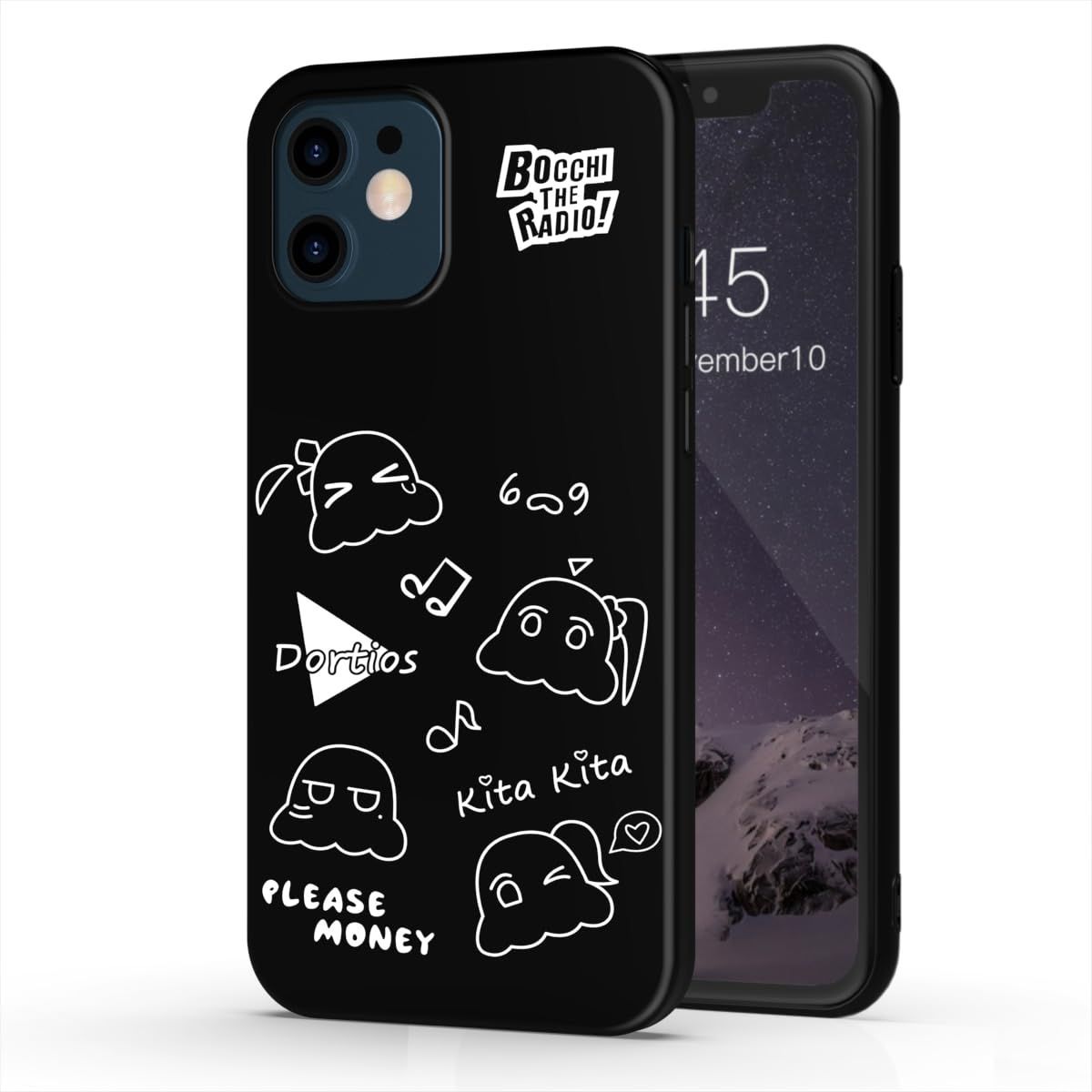 【在庫処分】THE DREAMY LIFT iphone ケース カバー アニメ 漫画 ロック 孤独 ぼっち かわいい 萌え 人気 綺麗 グッズ スマホケース (ぼっち1 iphone 11)