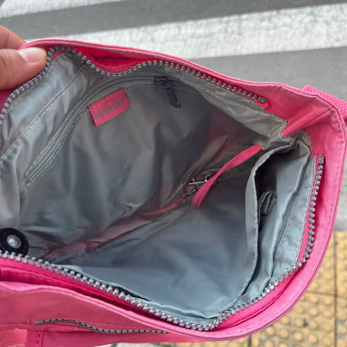 Kipling キプリング クロス ホーボーバッグ ツーウェイ ２WAY ピンク 支払 DECORATOM_COM_BR