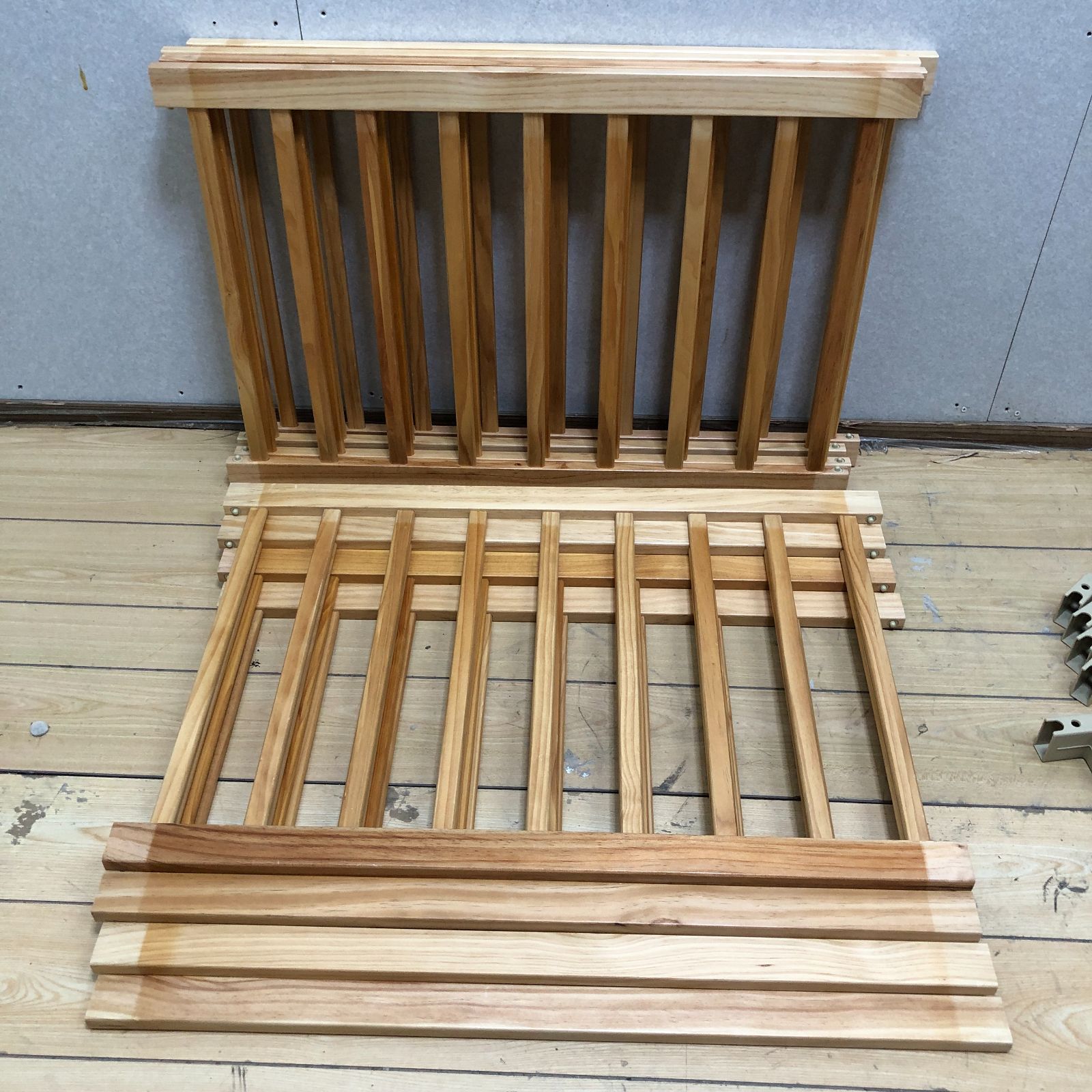 Kidzoo ベビーサークル 天然木 木製 8枚セット フレキシブル ベビー