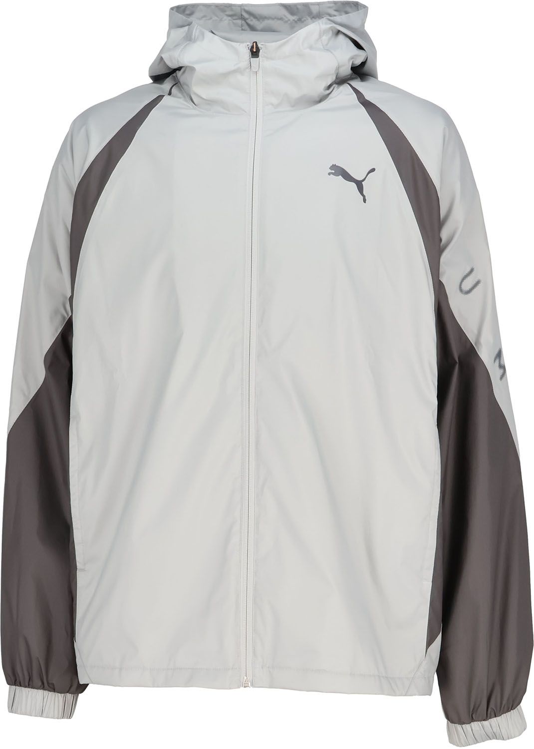 プーマ PUMA TAD 裏起毛トリコットライナーFZJKT ジャケット アウター パーカー フード 上着 ウインドブレーカー メンズ レディース 大人 撥水 防風 トレーニング 528011 63 GRAYECHO