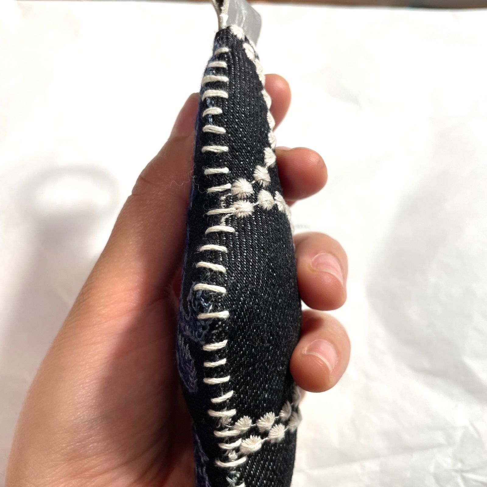 ミナペルホネン wolf &flower ベレー帽 ネイビー ミナペルホネン wolf