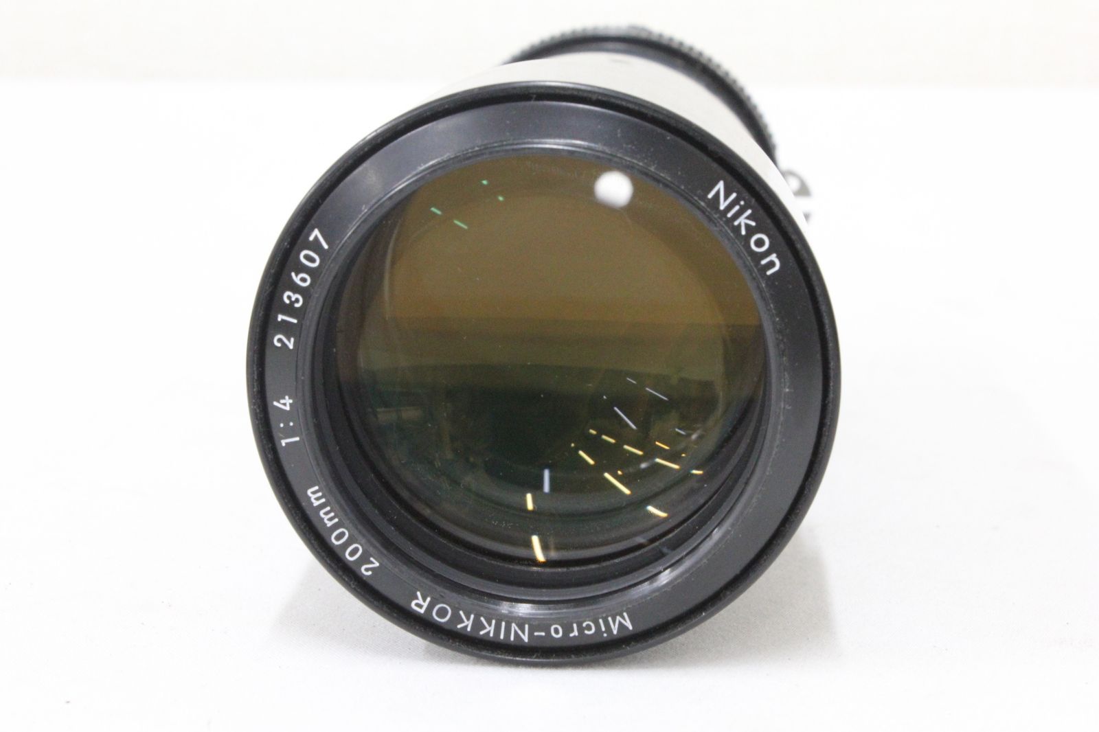 ニコン Nikon Micro NIKKOR 200 mm F 4 三脚座 前後キャップ付き レンズ e 2964