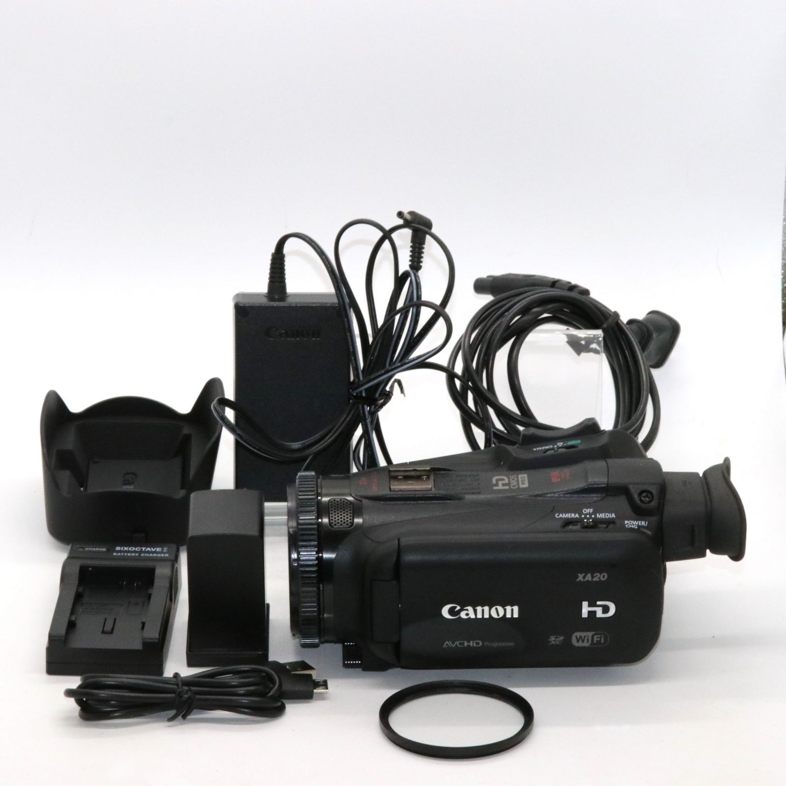 Canon XA20 ビデオカメラ 本体 + 付属品一式 良品 Canon 業務用フルHDビデオカメラ XA20 - メルカリ
