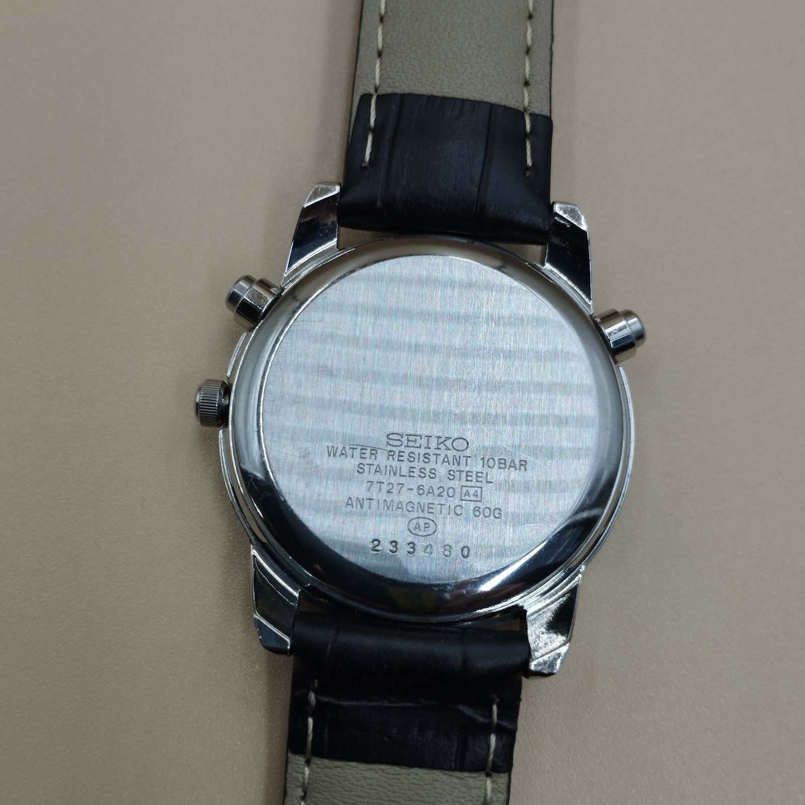 S17874】SEIKO AVENUE Chronograph QZ 7T27-6A20 - メルカリ