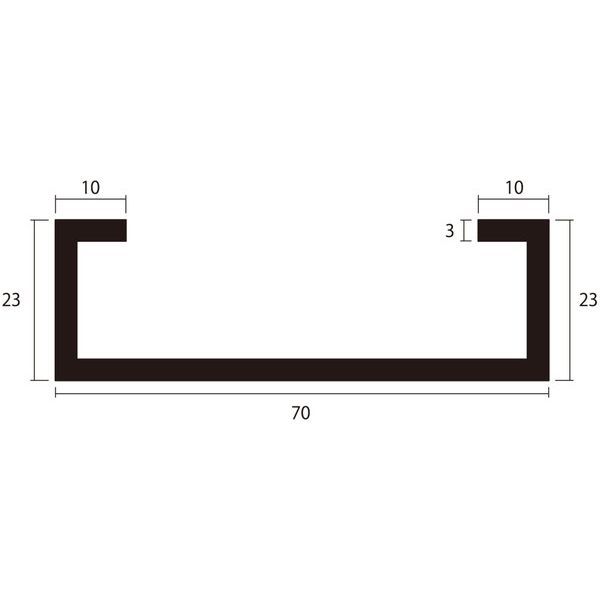 1m 3．0x70x23x10mm
