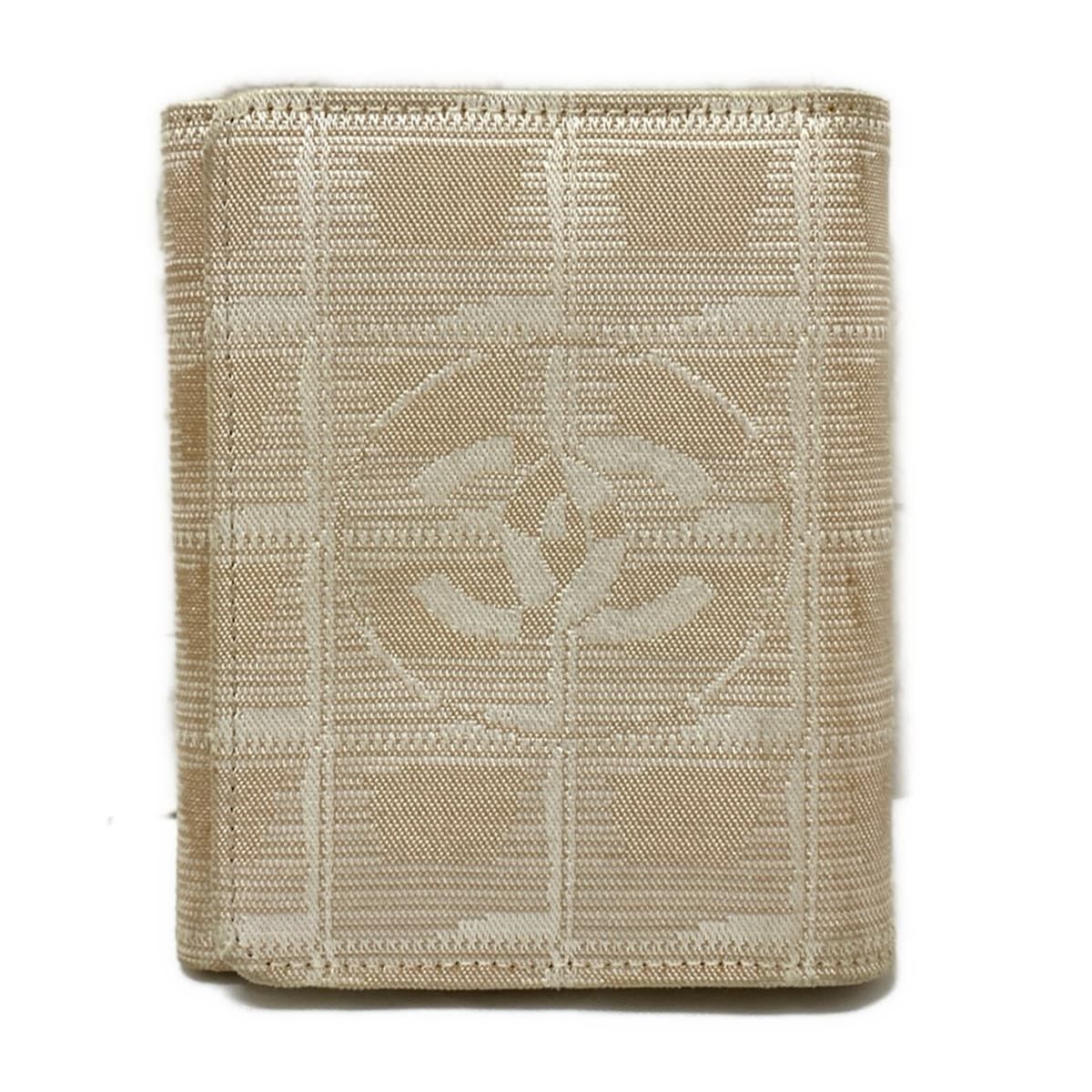 PRADA スタッズ付き二つ折り財布 ベージュ プラダ PRADA 財布