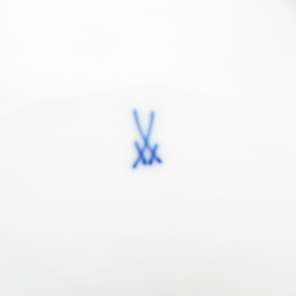 爽快な MEISSEN マイセン ベーシックフラワー 二つ花 040110 中皿 18cmプレート SY13349A3