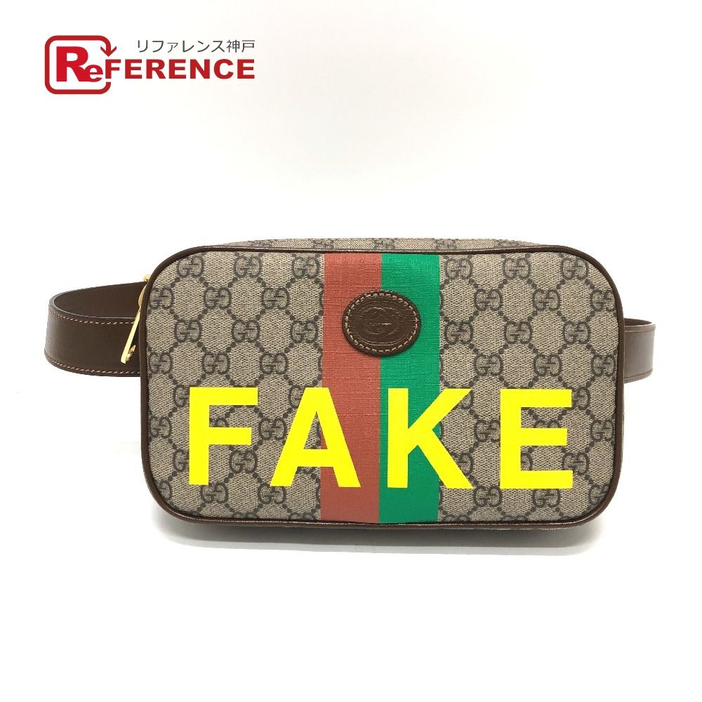 GUCCI グッチ ウエストバッグ FAKE 302695 GGスプリームキャンバス 