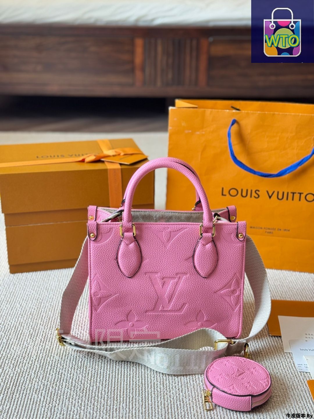 今日WTO】LV Onthego 25cm ルイヴィトン オンザゴ 25 センチ 圧