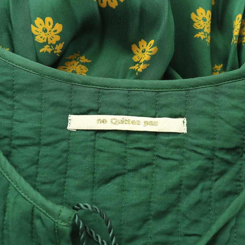 ne Quittez pas ヌキテパ ワンピース ne Quittez pas ヌキテパ ワンピース COTTON VOILE DOT LEAF