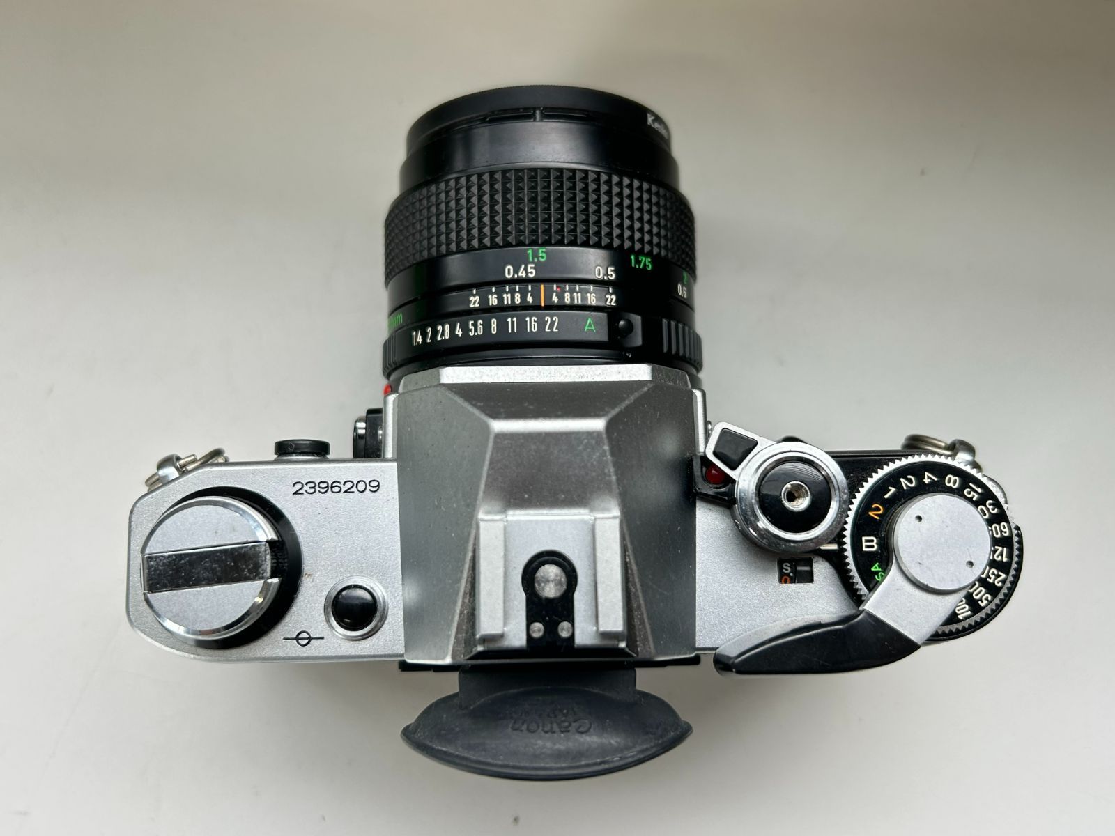 B-57 Canon/キャノン AE-1 一眼レフ フィルムカメラ レンズ付き
