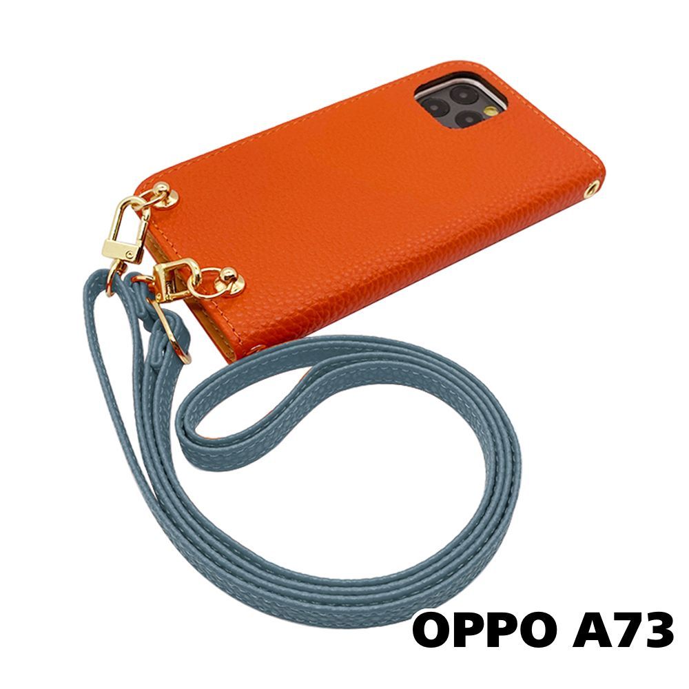 OPPO - 新品同様OPPO A73 オッポオレンジ4GB/64GB手帳ケースガラス 新品未使用】OPPO A73 オッポ ストラップ付 手帳型スマホ ケース