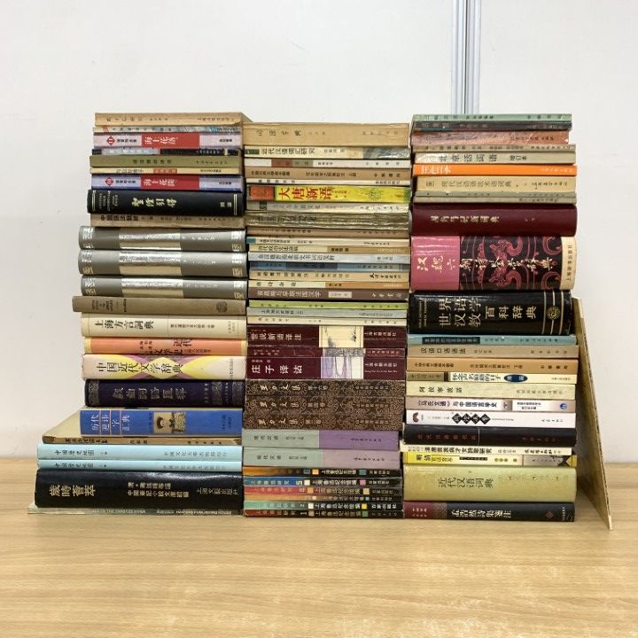 02 同梱不可 中国古典文学 漢語 語法 言語学などの中文書 約75冊大量セット|文芸|文法|辞典|上海方言|歴史|政治|資料|B