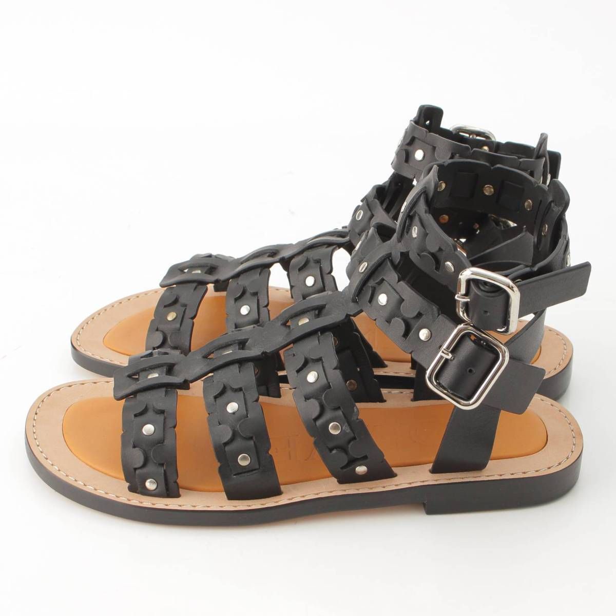 【未使用級】ロエベ　LOEWE　グラディエーターサンダル　 27.0-27.5 ロエベ グラディエーター サンダル - メルカリ