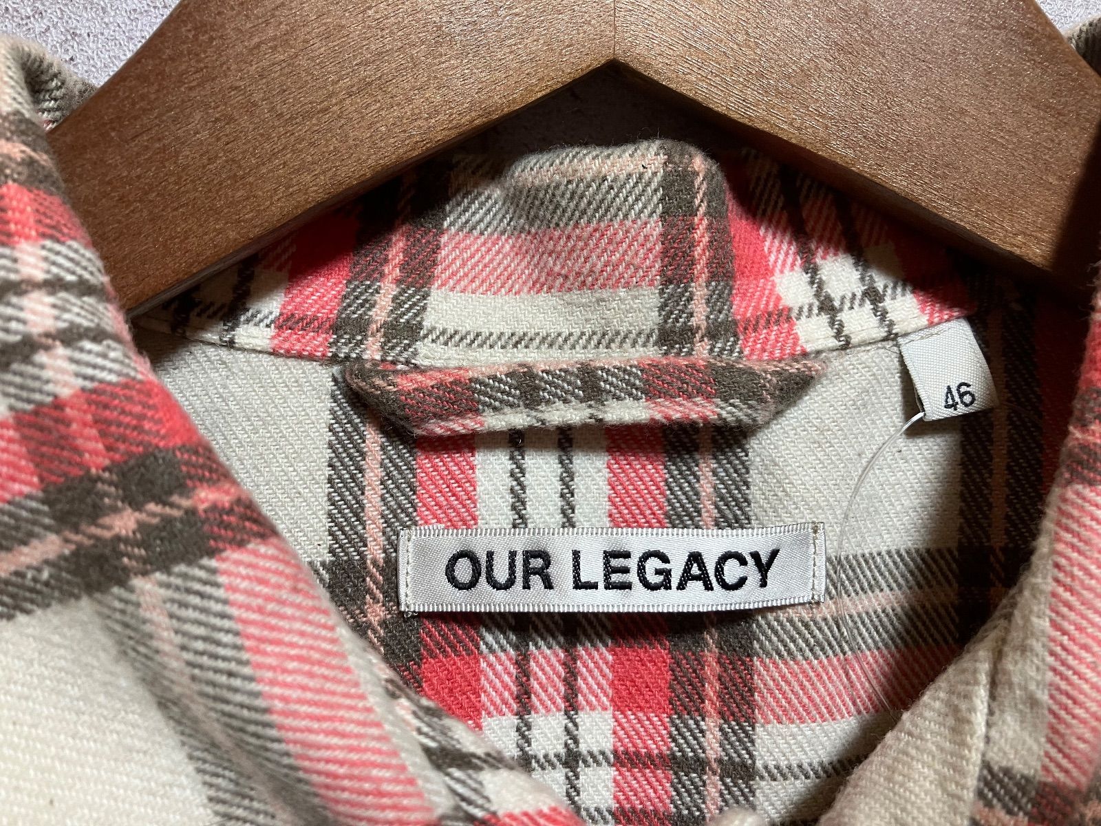 OUR LEGACY CHECK SHIRT チェックシャツ 46 メンズ トップス - メルカリ