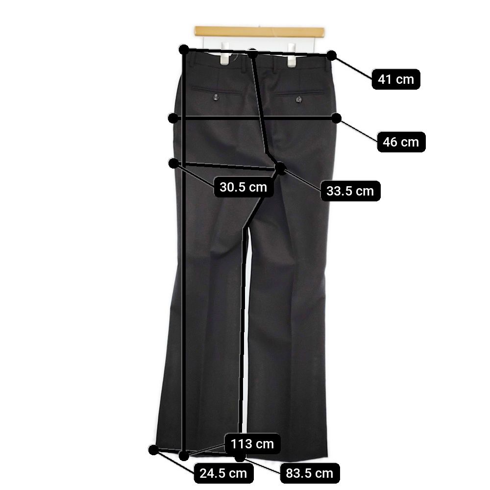 GUCCI パナマウール モヘア スラックス サイズ48 672086 Z6724 パンツ  