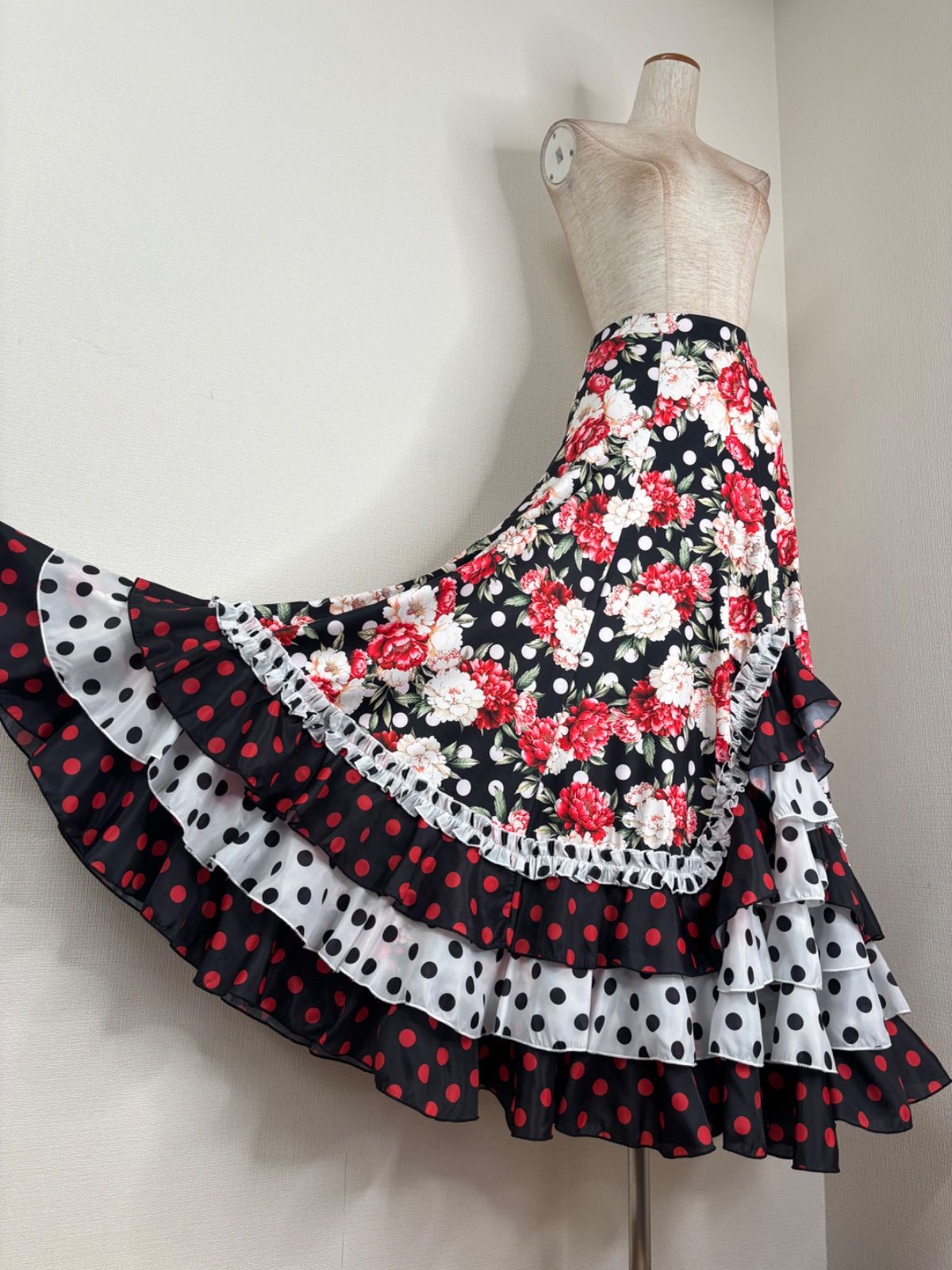 社交ダンス ロングスカート